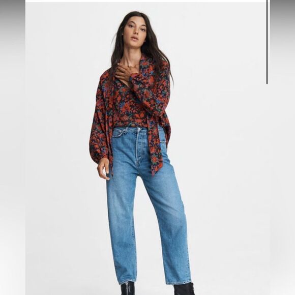 rag & bone Denim - Rag & Bone 90s High-Rise Straight - Celestial